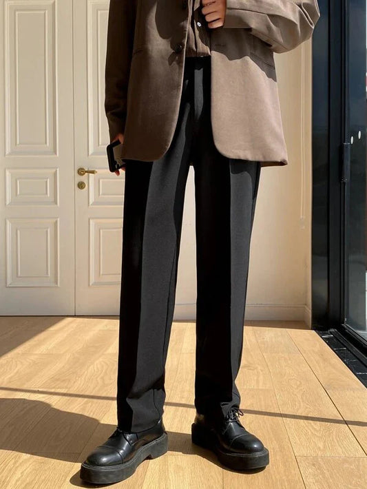 Men Korean Formal Baggy Pants